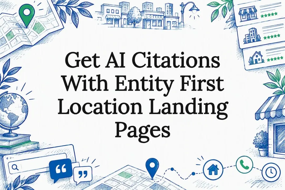 Decorative location page title card illustration