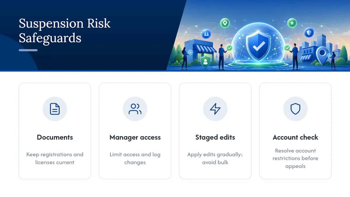 Four-part profile compliance safeguards diagram